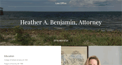 Desktop Screenshot of benjamin-legal.com